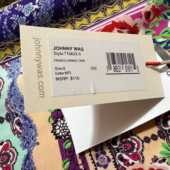 Johnny Was Franco Swing Tank size S - Picture 7 of 10